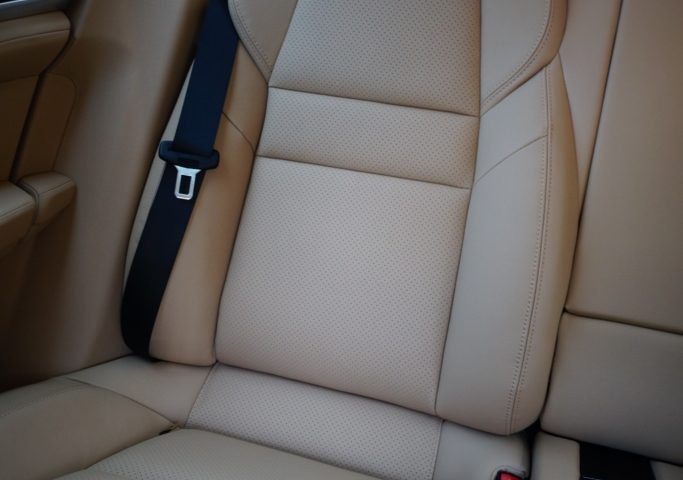 Back seat of Porsche Panamera Edition 970