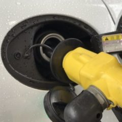 Porsche Panamera refueling