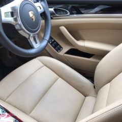 Porsche Panamera interior leather seats