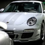 Comparison of subtle differences in Porsche body colors: white, black, red, silver, etc.