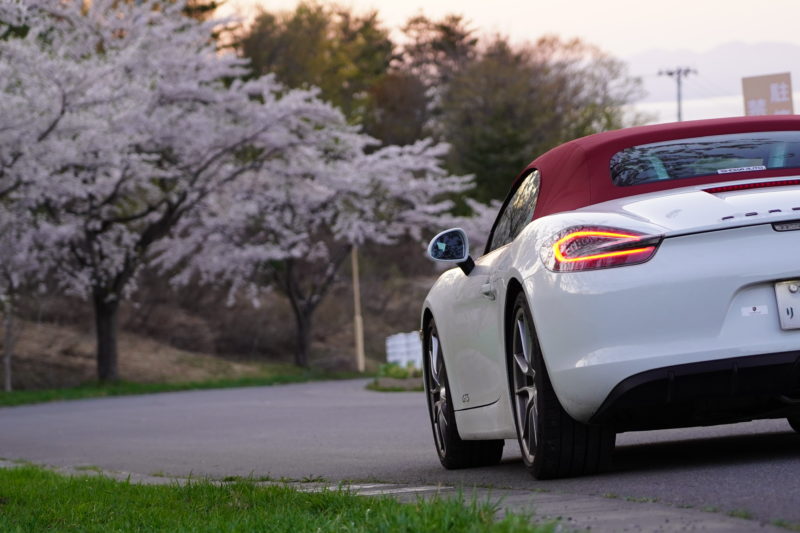 Boxster in Aomori