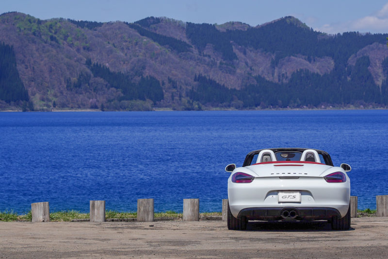 Lake Tazawa and Boxster