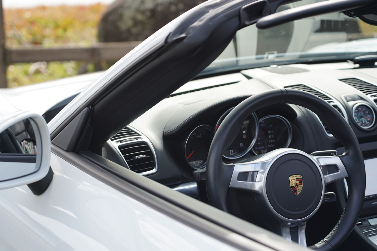 Interior of Porsche Boxster GTS