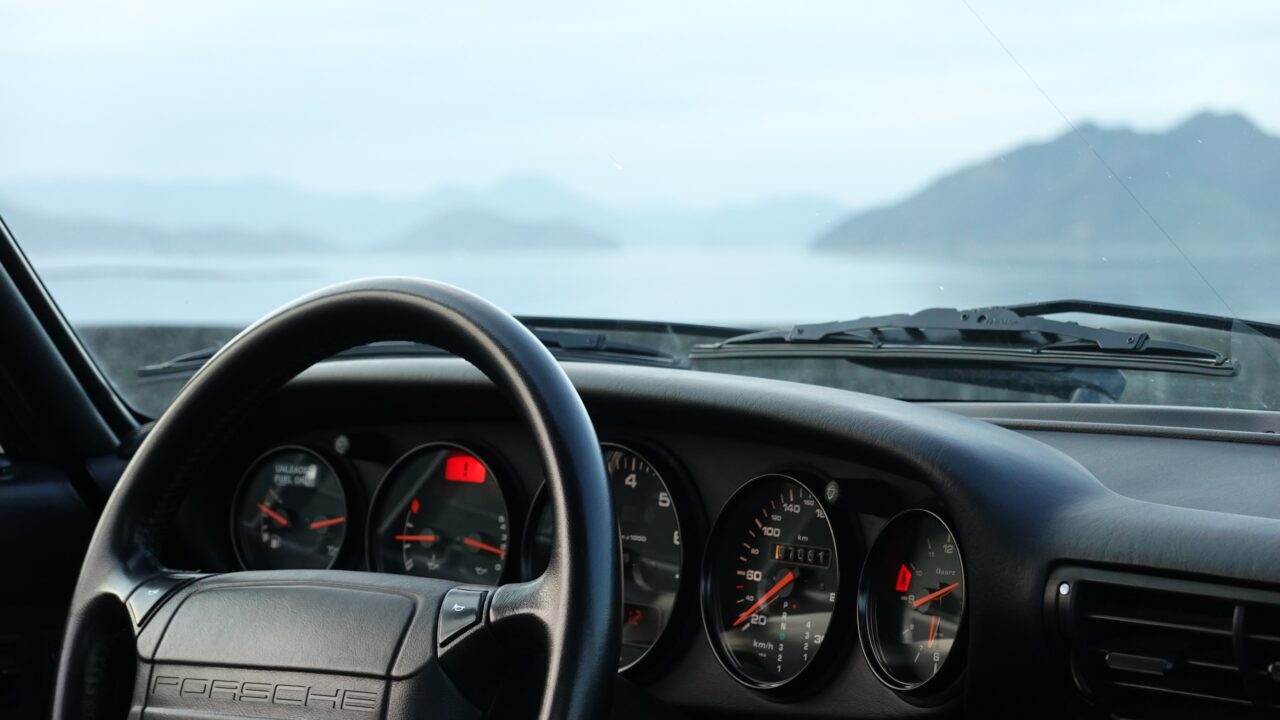 Cockpit of Porsche 911 (964)