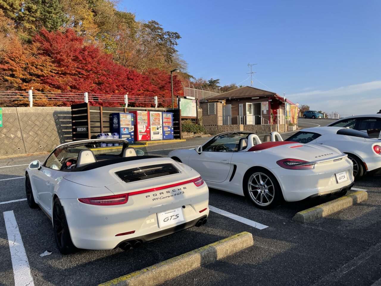 ポルシェ911 カレラ4GTS カブリオレ（991前期）と981ボクスターGTS