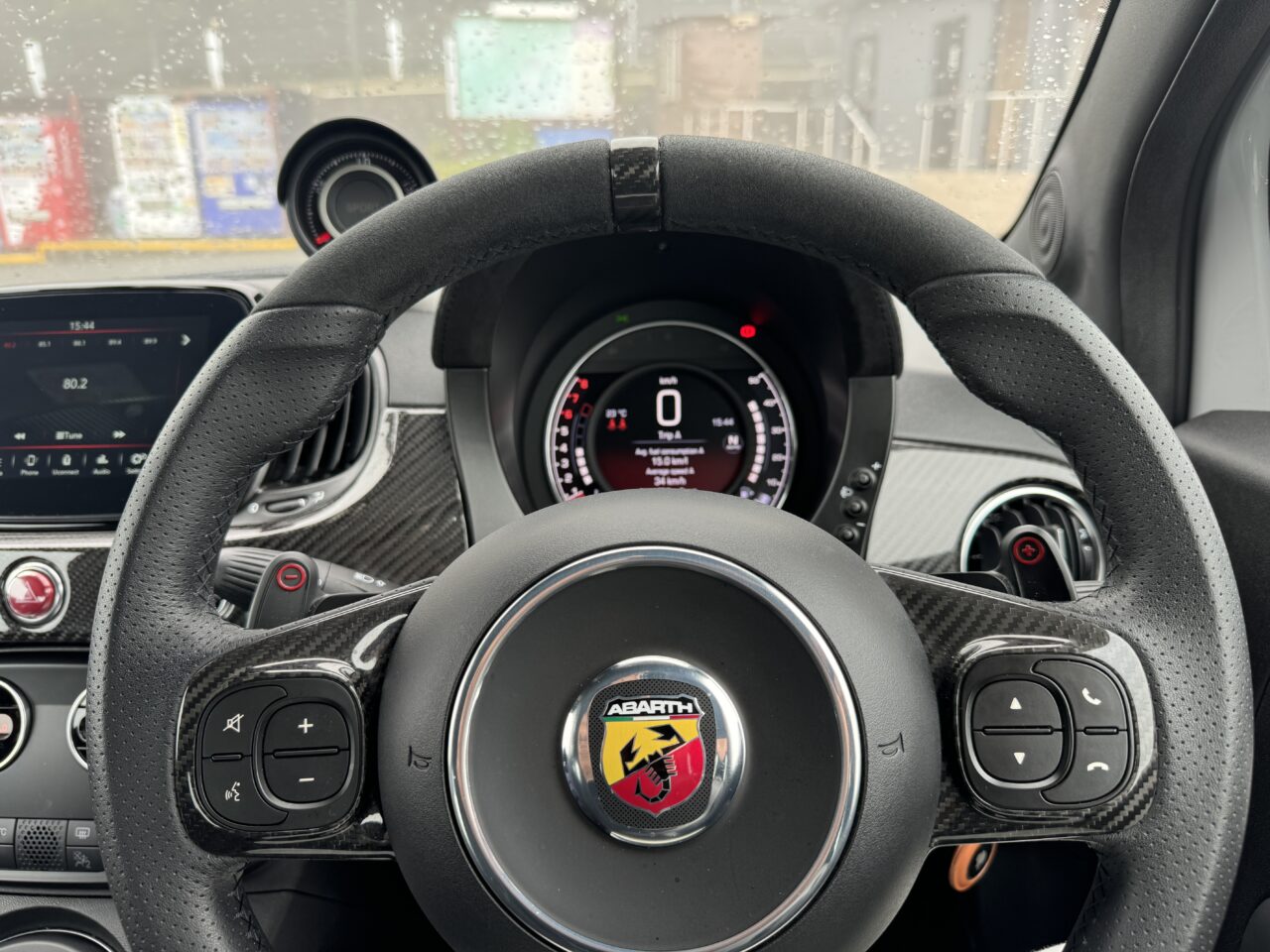 Abarth 595 instrument panel