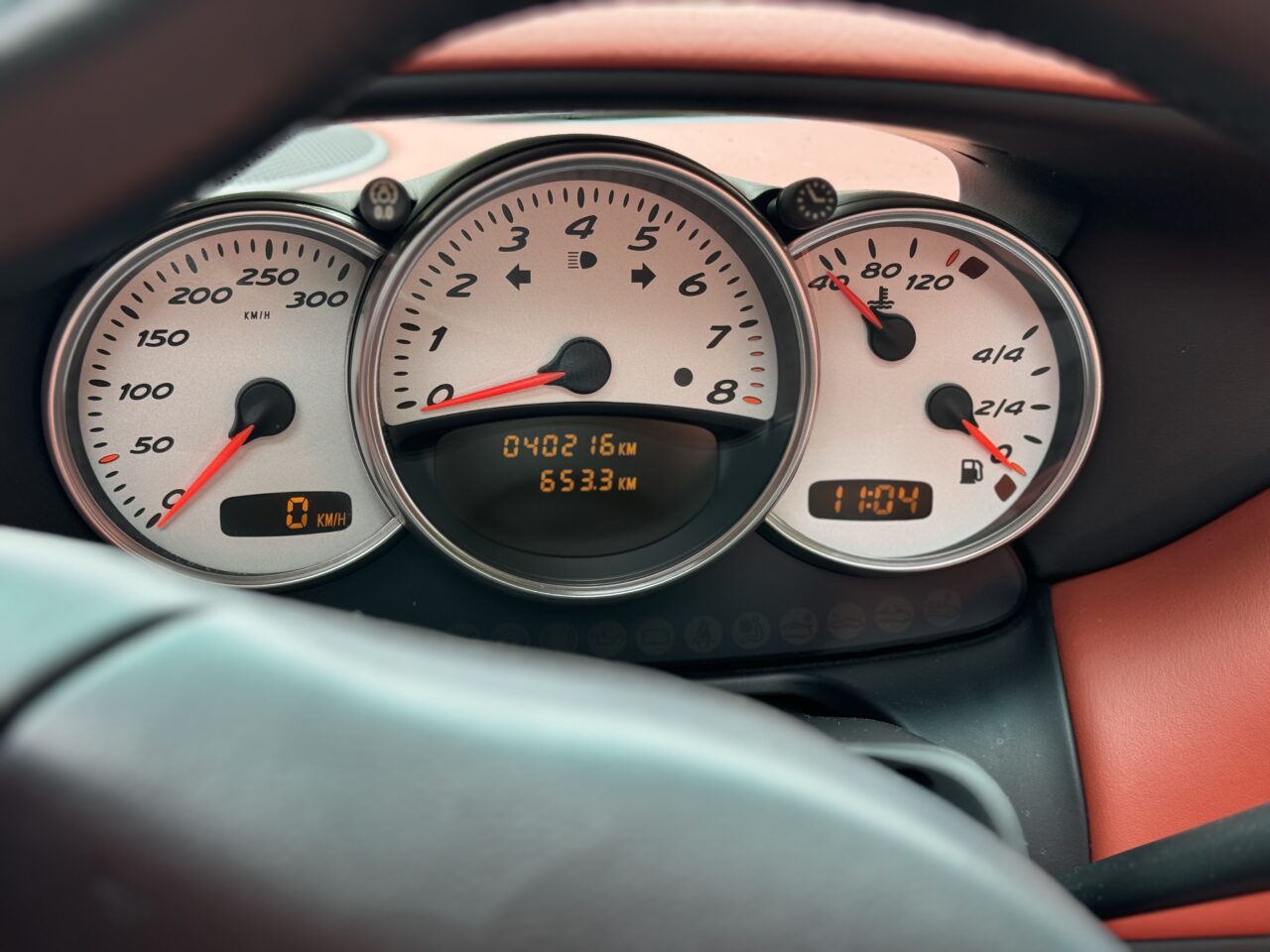 Gauges of 986 Boxster S