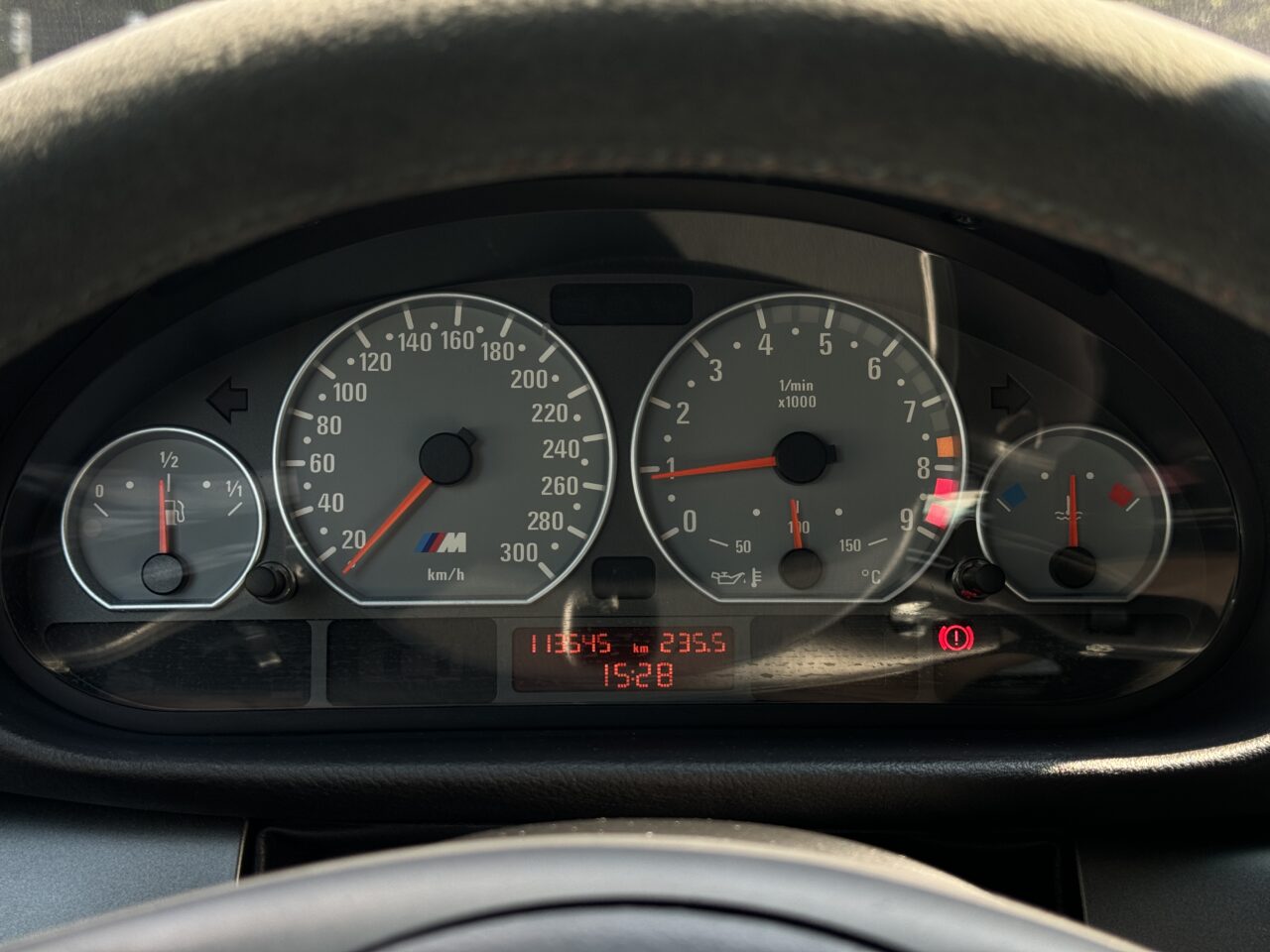 Gauge panel of BMW M3 CSL (E46)