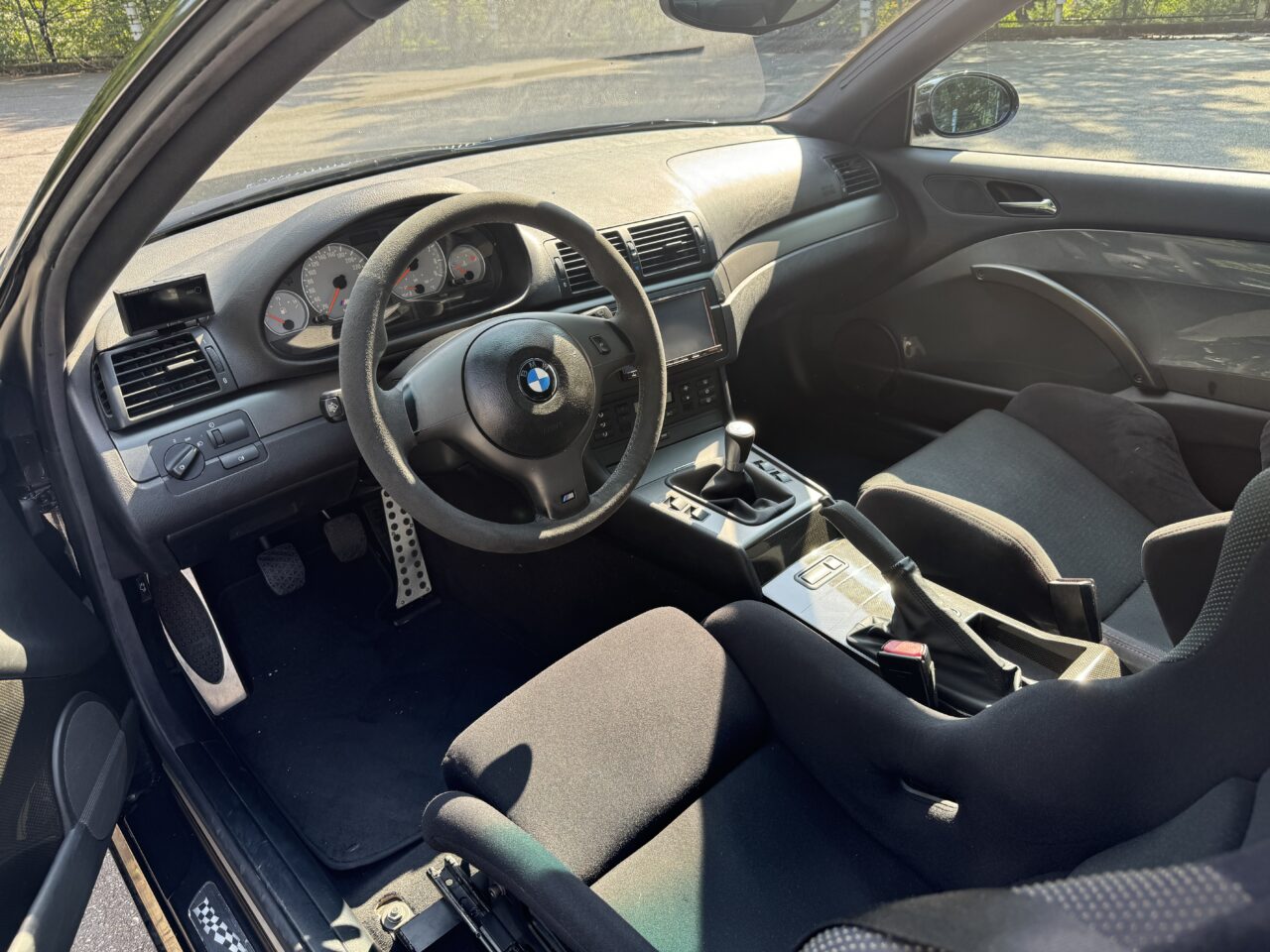 Interior of BMW M3 CSL (E46)