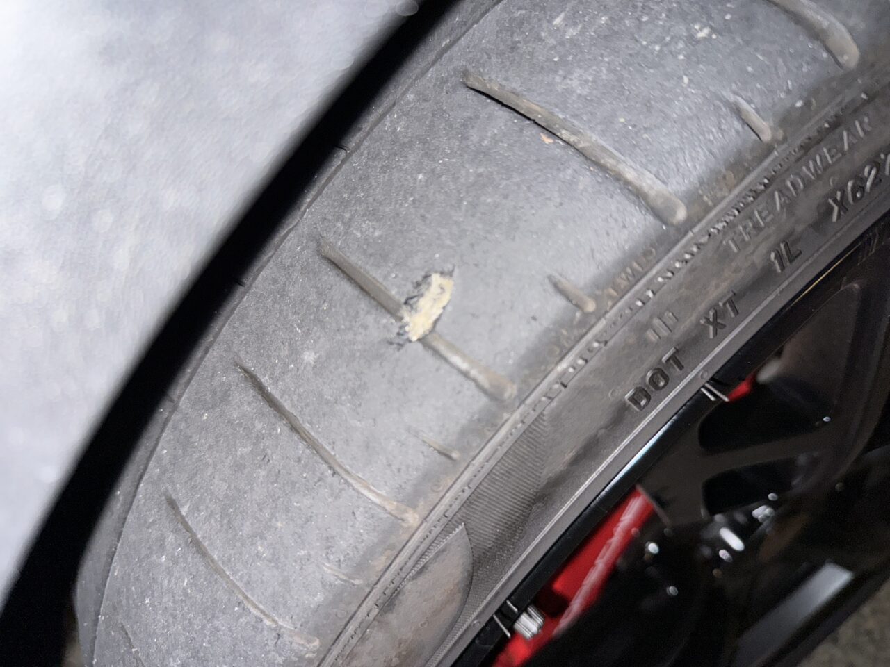 Taikan Tire damage